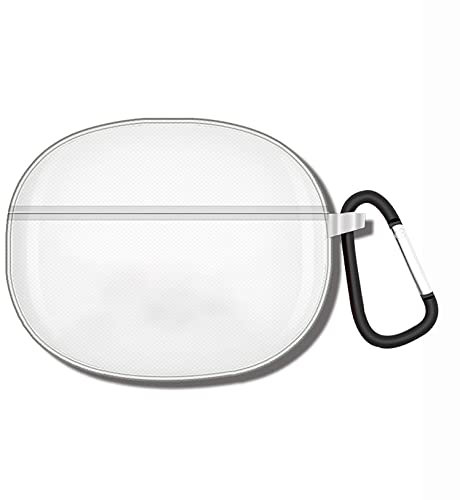 GIOPUEY Trasparente Case per Realme Buds Air 3, Realme Buds Air 3 Custodia TPU, Ultrasottile, Resistente ai Graffi, Realme Buds Air 3 Cover - Trasparente
