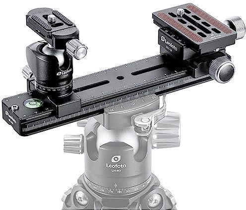 Leofoto FDM-02 Binocular Rangefinder Rail Kit Double Platform/Two Cameras Mounted Side-by-Side (FDM-02)