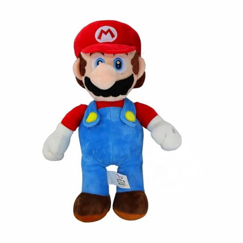 Whitehouse Leisure Offizieller Super Mario 36 cm superweiches Plüschtier in Geschenkqualität – Mario