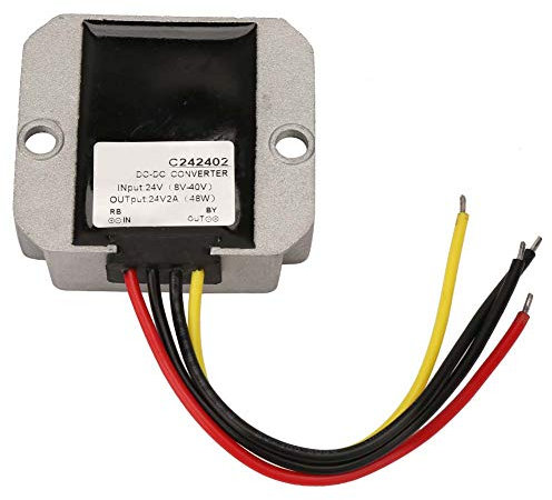 Stabilizzatore di tensione per auto, convertitore step up down da 8-40 V a 24 V Boost modulo regolatore di tensione buck(2A)