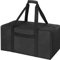 INFANZIA 53L Kleine Sporttasche, Faltbare Reisetasche, Wasserdicht Handgepäck Wochenende Tasche für Reisen, Sport und Fitness, 60x30x30 cm, Schwarz