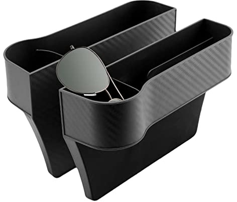 Lecerrot Car Seat Storage Box, Autositz Konsole Seitentaschen Organizer, Auto Seiten Taschen Organizer, Autositz Gap Multifunktionale Aufbewahrungsbox, Zur Aufbewahrung Brieftasche, Tasse