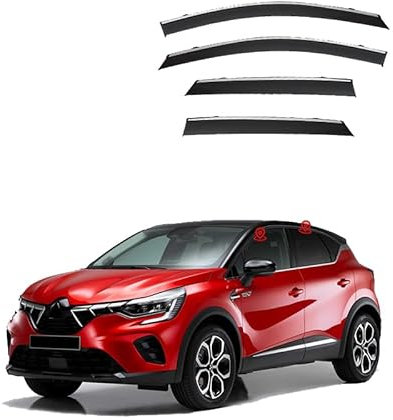 DECI Regenabweiser Windabweiser für Mitsubishi ASX 2023+,Anklebbare Deflektoren 4 Stück