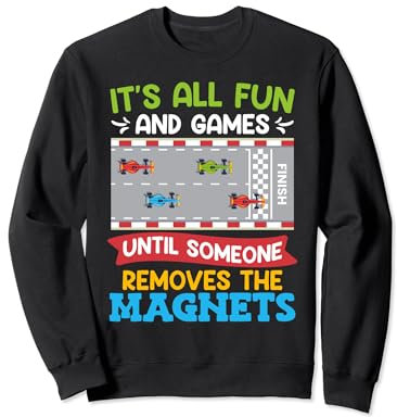 Auto Spielzeug It's all Fun and Games Slot Car Autohobby Sweatshirt