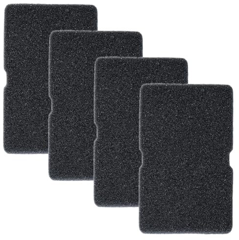 Shutex Lot de 4 Filtre à éponge pour Beko Grundig Blomberg ElektraBregenz 2964840100, tapis de filtre éponge pour séchoir pompe à chaleur, 240 x 150 X 10mm