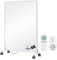 BR Bringer Infrarotheizung Standgerät - 450 Watt - Energiesparend - Mobile Elektroheizung mit Standfüßen auf Rollen, Smart Thermostat und Fernbedienung - 5 Jahre Garantie, TÜV (weiß)