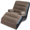 Milageto Inflatable Chair Sofa Folding Lazy Sofa Folds Compactly,Soft, Gaming Lounger for Home Festivals Bed Garden,Sleeping, Brown