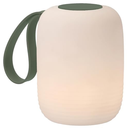 Villa Collection Hav LED Lampe m. Lautsprecher Dia 12,5 x 15,5 cm Weiss/Sand