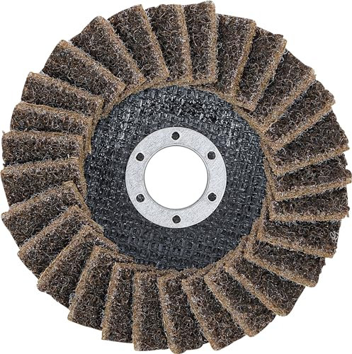 BGS 74472 | Fächer-Schleif-Scheibe | Vlies | Ø 125 mm | Körnung 80