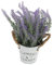 GREENADSCAPE Künstliche Lavendel-Bonsai-Pflanze Dekoration Keine Tägliche Wartung Gefälschte Topfpflanze Für Gefälschte Bonsai-Ornamente