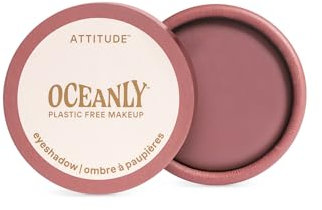 ATTITUDE Oceanly Ombretto, EWG Verified, Ombretto singolo in crema opaco, senza plastica, bellezza e trucco vegano, rosa polveroso, 5 ml