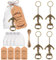 Abridores de Botellas 5 Pcs, Llavero Ancla Abrebotellas de Cerveza, Sacacorchos de Cerveza, Abridor de Cerveza con Etiquetas y Bolsa, Recuerdos para Boda/Fiesta de Cumpleaños, Regalos para Invitados