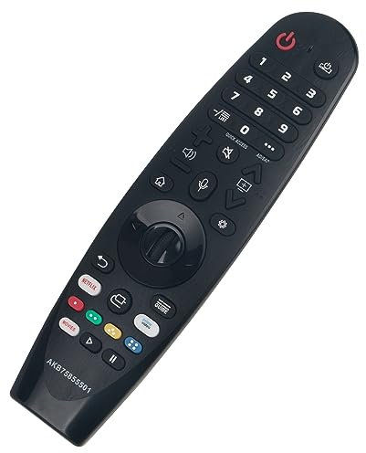 AKB75855501 AN-MR20GA Télécommande à Remplacement Vocal -VINABTY-fit pour LG UHD OLED QNED NanoCell 4K 8K Smart TV télécommande UN8 UN85 49NANO81ANA 49NANO81UNA 55NANO81ANA