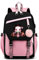 PQKL-party Anime Sacs à Dos Nezuko Demon-Slayer Cartable Sac a Dos College Demon-Slayer, Nezuko Cartable Fille Collège Anime