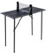 STIGA Fun Mini-Tisch – Kompakter Tischtennistisch 90 x 45 cm, leicht und zusammenklappbar – Spielspaß für die ganze Familie für drinnen, inklusive Netz, Schwarz