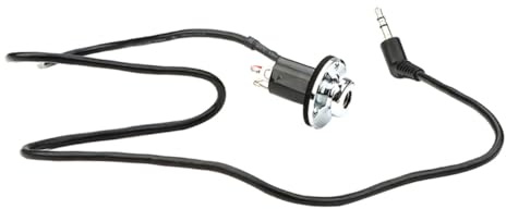 ELAYARD High Sensitivity Female End Pin Jack Socket for Acoustic Guitar to Connector Easy Installation Compatible with Various Guitar Models