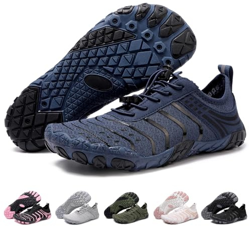 Barefoot Shoes Quick Dry Aqua Shoes Water Shoes Men Women Summer Beach Shoes Toe Protection Non Slip Swimming Shoes Lightweight Stylish River Shoes