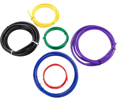 Yosoo Health Gear Kit de Cintreuse de Tubes en Cuivre Bandes de Cintrage en Plastique PE pour Tuyaux AC de 1 4 3 8 1 2 5 8 3 4 7 Pouces 6 Tailles M 13 Pi Outil CVC à Code Couleur pour Installation