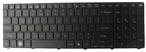 Acer Keyboard (FRENCH) Black W Silver Frame, 60.M1MN1.009 (Black W Silver Frame)