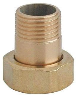 CODOLO RIDOTTO IN OTTONE 1/2 x 3/4 RACCORDI IDRAULICI DADO RACCORDO DIRITTO