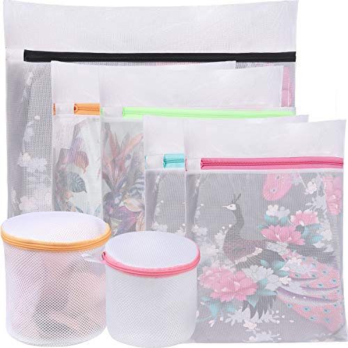 BAGAIL Sacchetti per Biancheria in Rete, Sacchetti per Lavatrice, Sacchetti in rete Riutilizzabili e Durevoli per Camicette Delicate, Biancheria Intima, Reggiseni, Lingerie e Vestiti per Bambini