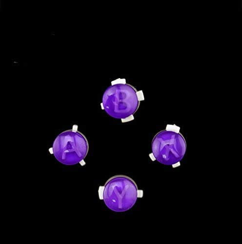 Bullet Buttons ABXY Buchstaben Mod Kit für Xbox One Slim Elite Controller (lila)