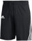 adidas Herren-Shorts mit 3 Streifen, Schwarz-Wei , Gro