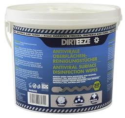 Dirteeze - ANTIVIRAL Surface Wipes Bucket -