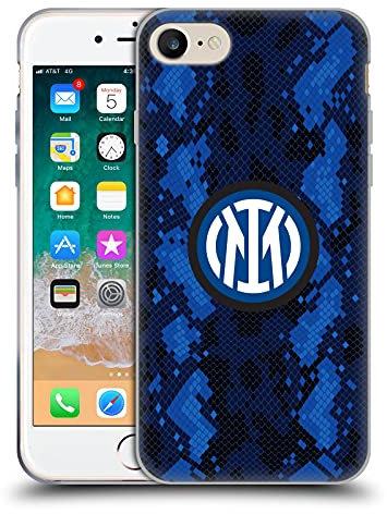 Head Case Designs Offizielle Inter Milan Home 2021/22 Crest Kit Soft Gel Handyhülle Hülle kompatibel mit Apple iPhone 7/8 / SE 2020 & 2022