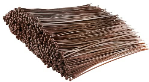 Gocableties Brown Cable Ties, 300mm x 3.6mm, Bulk Pack of 1000, 12” Premium Nylon Zip Ties, Multi-Purpose Plastic Tie Wraps, Secure Self-Locking Mechanism, for Home, Garden, Office and DIY