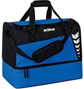 Erima Six Wings Sporttasche mit Bodenfach Gr. L Blauschwarz, L Ohne Geschlecht