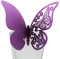 zalati Lot de 50 marque-places en forme de papillon pour décoration de fête de mariage Violet