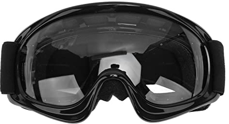 Alvinlite Sportschutzbrille, Dirtbike-Brille, Kinder-Motorradbrille, Motorradbrille, Kinder-Skibrille, Motocross-Brille, ATV-Brille – 100% UV-Schutz(Schwarz)