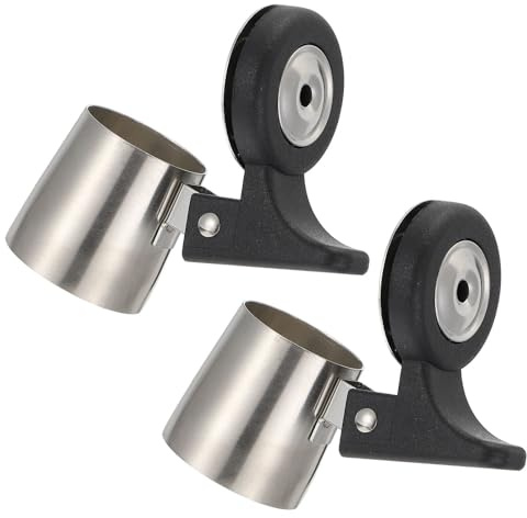 jojofuny 2Pcs kettle alarm teapot lound whistle Whistling Tea Kettle Lid handle teapot lid replacement whistling kettle spout teapot whistle attachment lodge Stainless steel Nozzle flute