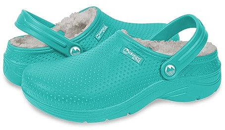 Lakeland Active Women's Fleece-Lined Dockray Clogs - Teal - 7