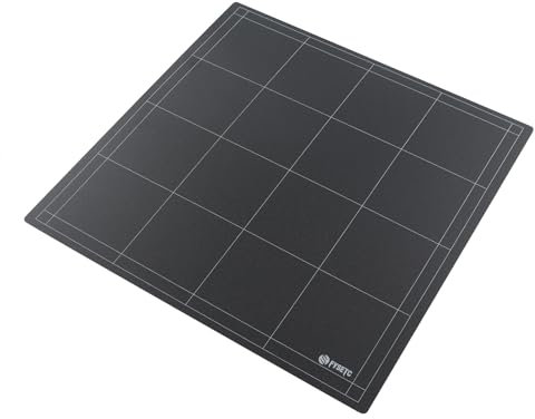 BCZAMD Anycubi Kobra Max Chiron 3D-Drucker PC-Baufläche - 420×420mm/16.5×16.5inch mit 3M300 Klebstoff 3D-Drucker beheizt Bett Plattform Aufkleber Blatt: Flext Frosted für Filamente 1.75mm Druck