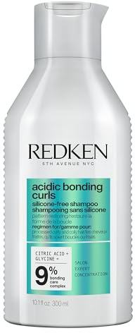 Redken Acidic Bonding Curls Sulfate-Free Shampoo | For Curly Hair | Curl Control + Definition | With Citric Acid, Avocado Oil, Shea Butter | Silicone-Free | Hydrating Shampoo | Repairs Damaged Curls