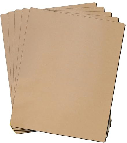 LLPT Magnetfolie Klebrig | Flexible Kühlschrank-Magnetfolie, klebriges Magnetpapier | für Fotos Bilder Bildung DIY Basteln Schilder(MSA8105) | 5 Stück | 20CM x 25.4CM