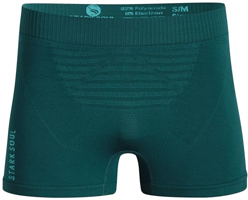 STARK SOUL Sport Boxershorts Herren Seamless Sportunterwäsche -Performance- Boxer Männer, leicht und Atmungsaktiv