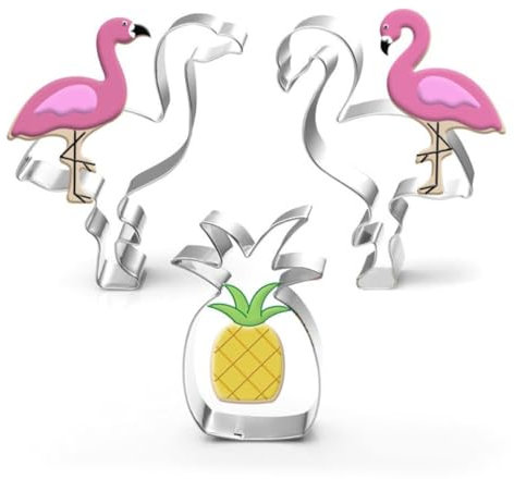 Amosfun Flamingo Ausstecher Aus Keksausstecher Für Kreative Backideen Für Keks- Brot Schokoladendekoration Leicht Zu Reinigen Verwenden