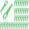 OFFCUP Plastic Grass Trimmer Blades, 70 Pcs Replacement Plastic Blades, 83 mm Lawn Mower Cutting Blades for Einhell GC-CT 18/24 Li、Bosch ART23 LI Accutrim Easytrim Accu Dark Freen