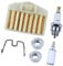 Jodriva Air Fuel Filter Bar Nuts Spring Spark Plug Kit, for Husqvarna, 362 365 371 372 Chainsaw #503814502 Parts Lawn Mower Spark Plug
