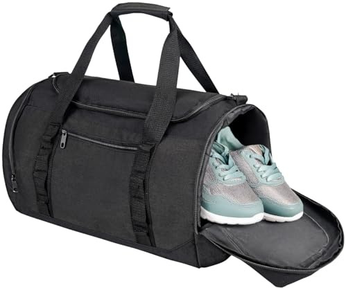 Xcase Tasche mit Naßfach: Sport- und Reisetasche für Damen und Herren mit Schuh- und Nassfach (Reisetasche mit Schuhfach, Sporttasche Bodenfach, Schuhe)