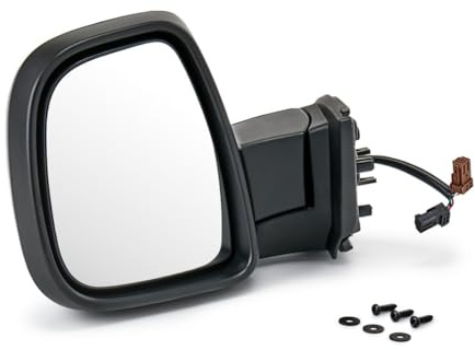 RIDEX 50O0950 Außenspiegel Seitenspiegel Links Anklappbar Beheizt Elektrisch Kompatibel mit CITROËN BERLINGO B9 für Links-/Rechtslenker 1679996280 1608177880