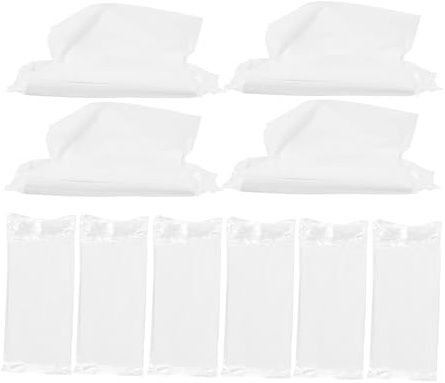 LOLIPPYY 10 Stück Nachfüllpack Weiche Autotaschentücher für Sonnenblende Reisegröße Saugfähige Papiertücher Autozubehör für Unterwegs und Alltag
