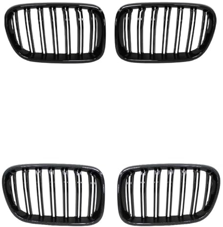 Auto Front Bumper Grill Grille Grills Für BMW X3 F25 2010-2013 Nierengrill,Carbon Look