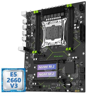 Scheda madre MR9A-H Fit For MACHINIST X99 Combo scheda madre con Intel LGA 2011-3 Xeon E5 2660 V3 CPU DDR4 16 GB (2 * 8 GB) Kit di memoria RAM ATX Set(Motherboards)