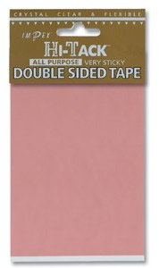 Impex Hi-Tack Double Sided Very Sticky Clear Adhesive Sheet, 100mm x 150mm