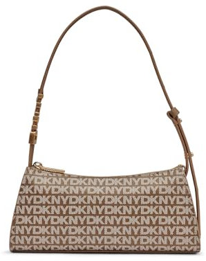 DKNY Women's Avril TZ Shoulder Bag, BK Logo-BK
