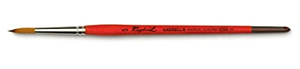 Raphael Kaerell Short Handle Watercolor Brush, Round, 5, Natural